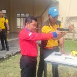 Tingkatkan Keterampilan, Polisi Bersama Pers di Muba Giat Latihan Menembak