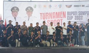 Jaring Atlet Potensial, Wabup Sampang Buka Turnamen E-Sport