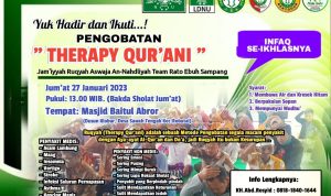 PAC JRA Robatal Akan Gelar Pengobatan Qur’ani Massal, Catat Tanggal dan Tempatnya