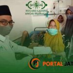 Untuk Meringankan Beban Keluarga Pasien Kanker Tulang NU Care – LAZISNU Serahkan Bantuan 