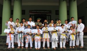 Dandim 0820/Probolinggo Apresiasi Atlet Karate Inkai Kota Probolinggo 