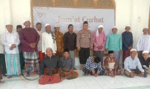 Jum’at Curhat, Kapolsek Sampang Kota Ajak Warga Dialog Keamanan Desa