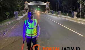 Polsek Ranuyoso Intensifkan Patroli Malam Langit Biru Sasar Jalur Sepi