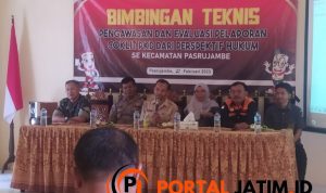 Kapolsek Hadiri Bimbingan Teknis Pengawasan dan Evaluasi Pelaporan Coklit PKD dari Perspektif Hukum Pemilu