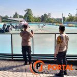 Petugas Gabungan Amankan Kejuaraan Sepatu Roda Perserosi Lumajang Cup Tahun 2023