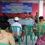 Suport Kebijakan, Koramil Bantaran Hadiri Musyawarah Desa