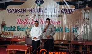 Kapolsek Randuagung Bersama Muspika Hadiri Haflatul Imtihan Ponpes Roudlotul Jadid Ke 74