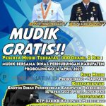 Dishub Probolinggo Sediakan Mudik Gratis Rute Sampang