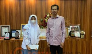 Ketua DPRD Surabaya Dukung Najma, Pelajar SMAIT Al Uswah Yang Lolos Ke Bandung