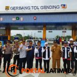 Gubernur Khofifah Tinjau Kesiapan Tol Paspro Exit Tol Gending