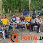 Personil Pospam Tingkatan Pengamanan Wisata Pantai Watu Pecak Saat Libur Lebaran