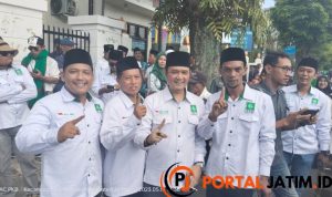 Bacaleg PKB Konvoi Jalan Kaki ke KPU Jember, Begini Tujuannya