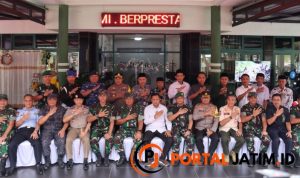 Tunjukkan Kekompakan, Forkopimda Ikut Sambut Kedatangan Pangdam V/Brawijaya di Kodim 0821