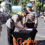 Pimpin Sertijab Wakapolres, Ini Pesan Kapolres Lumajang