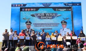Kapolres Lumajang Hadiri Air War Show Sikatan Daya 2023