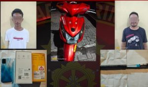 Satreskrim Polres Lumajang, Tangkap Pencurian Dengan Kekerasan dan Penadah Handphone