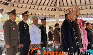 Wakapolres Lumajang Bersama Forkopimda Hadiri Upacara Lahir Pancasila