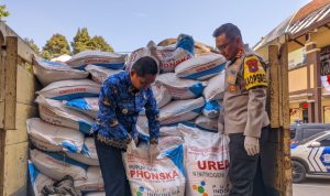 Polres Lumajang Gagalkan Penyeludupan 10 Ton Pupuk Bersubsidi
