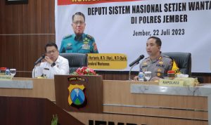 Sekjen Wantannas RI Apresiasi Kinerja Polres Jember