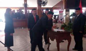 Wabup Timbul Pimpin Pengambilan Sumpah Dan Pelantikan 78 Pejabat