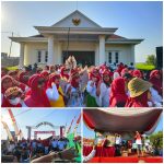 Seru!!! Desa Bulu Adakan Lomba Jalan Sehat dan Color Run