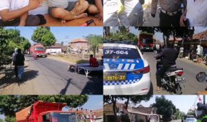 Warga Brani Wetan Hadang Truk Tronton 