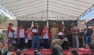 Penutupan Lomba Memperingati HUT RI Ke 78, Desa Meninjo Adakan Jalan Santai