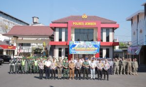 Kapolres Jember Pimpin Apel Gelar Pasukan Operasi Zebra 2023