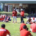 Senam Pagi Bersama Bupati Timbul Pamit Kesemua ASN