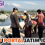 Lakukan Pengawasan Kawasan Pelabuhan Marina Boom Ini Pesan Aipda Umam Kepada Buruh Angkut Pelabuhan