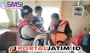 Berikan Edukasi Alat Keselamatan Ini Yang Disampaikan Aipda Umam Kepada Nahkoda KLM Manyar
