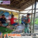 Jalin Hubungan yang Baik, Serda Didik Budi Prasetyo Babinsa Kelurahan Sobo Melaksanakan Komsos dengan Warga Binaan