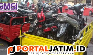Dua Orang Penadah Motor Curian Digelandang Satuan Polres Lumajang, 10 Barang Bukti Diamankan 