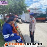 Sambangi Dermaga Pelabuhan LCM Ini Pesan Kasubnit Binmasair Aiptu Gede Kepada Penyedia Jasa Pelayaran