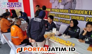 Polisi Cek Kesehatan dan Tes Urine Kru Bus Pastikan Mudik Aman