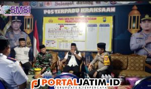 PJ Bupati Probolinggo Bersama Kapolres Tinjau Beberapa Pos Pantau Pelayanan Terpadu Lebaran