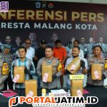 Polresta Malang Kota Berhasil Amankan Kurir Bawa 42 Kg Ganja Nyamar Pemudik