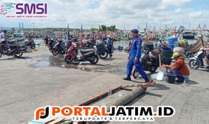 Pantau Aktivitas Pembuatan Bagang, Ini Pesan Penting Yang Disampaikan 