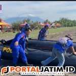 Satpolairud Polresta Banyuwangi Lakukan Giat PAM Pengamanan Banyuwangi Fishing Festival 
