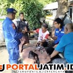 Kasubnit Lidik Satpolairud Polresta Banyuwangi Bersama Aipda Haerul Umam Kunjungi Kelompok Nelayan Bulusan 