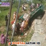 Mobil Pickup Terjun Ke Jurang Di Sokobanah, Begini Kronologisnya