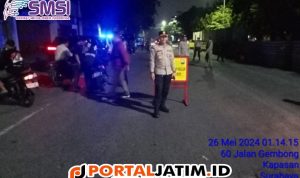 Gelar Operasi Kejahatan Malam Polsek Simokerto Dipimpin Kompol Irfan