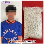Satresnarkoba Polres Kediri Gagalkan Peredaran Ribuan Pil Dobel L