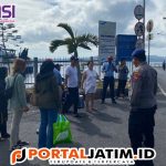 Laksanakan Patroli Kekawasan Pelabuhan ASDP, Personel Polairud Sampaikan Pesan Ini Kepada Securty 