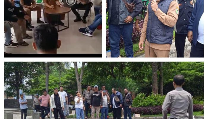 Audiensi Tidak Dipahami, Demo Bertindak RSUD Pelem Pare Tergabung Aliansi LSM Kediri Raya