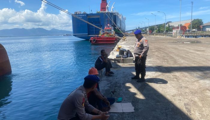 Pantau Aktivitas Kawasan Pelabuhan Tanjuwangi Ini Kata Aiptu Erman Wahyudi 