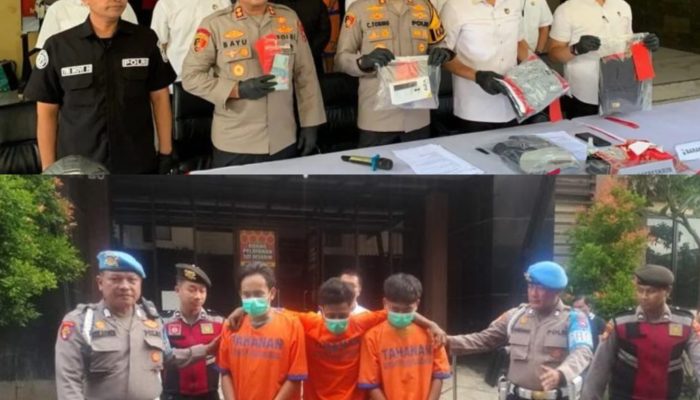 Komplotan Sindikat Jambret Diringkus Tim Gabungan Polrestabes Surabaya Dan Polresta Sidoarjo