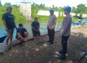 Satpolairud Polresta Banyuwangi Berikan Himbauan Keselamatan Pelayaran Dikawasan Pesisir Pantai Meneng