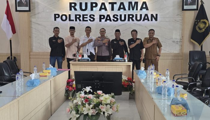 Polres Pasuruan Tegaskan Komitmen Jaga Kamtibmas Lewat Silaturahmi Bersama Perguruan Silat Se-Jatim