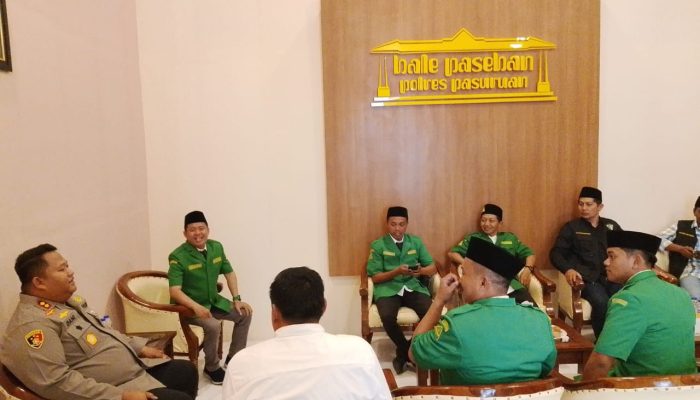 Kapolres Pasuruan Dan GP Ansor Sepakat Perkuat Sinergi Jaga Kamtibmas